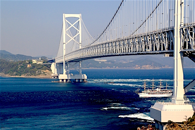 鳴門海峡と大鳴門橋